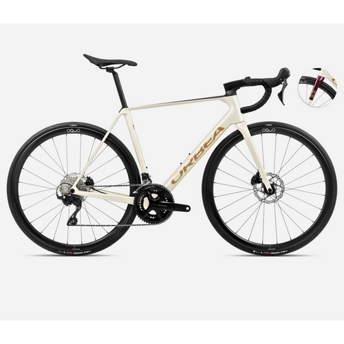 ORBEA (オルベア) ORCA M35 (オルカM35) 2024年 105 12Speed 油圧ディスク カーボン ロードバイク完成車 ホワイト/バーガンディ