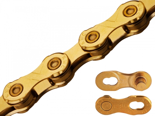 KMC X12 TI-GOLD 12S用チェーン(126L)ミッシングリンク付