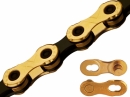 KMC X12 TI-GOLD/BLACK 12S用チェーン(126L)ミッシングリンク付