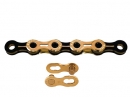 KMC X11SL TI-GOLD/BLACK 11Sチェーン(118L)ミッシングリンク付