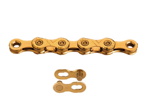KMC X11 TI-GOLD 11Sチェーン(118L)ミッシングリンク付