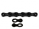 KMC DLC11 BK 11S用チェーン(118L)ミッシングリンク付