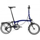 BROMPTON (ブロンプトン) P Line (Pライン) ミドルハンドル 4速 M4R 2025年 小径車 完成車 折りたたみ自転車  ボルトブルーラッカー