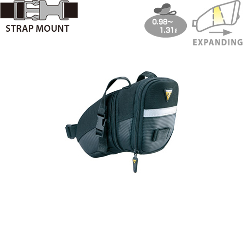 TOPEAK(トピーク) エアロ ウェッジ パック(ストラップ マウント)Mサイズ