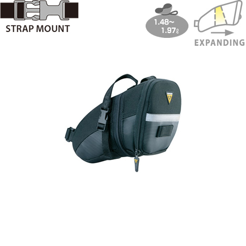 TOPEAK(トピーク) エアロ ウェッジ パック(ストラップ マウント)Lサイズ