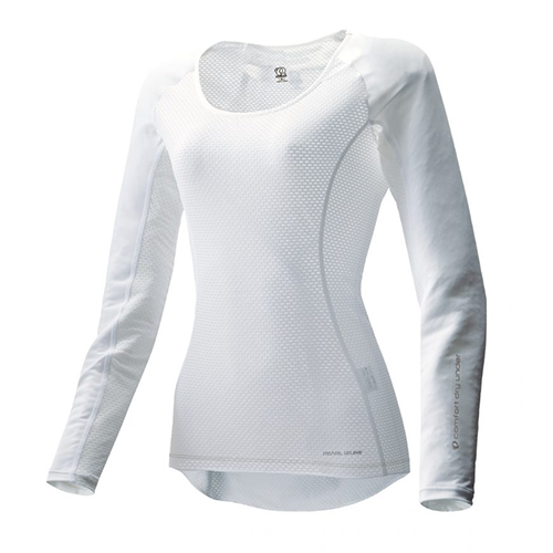 PEARLIZUMI(パールイズミ) W118 クールフィットドライ UV ロングスリーブ 5.ホワイト