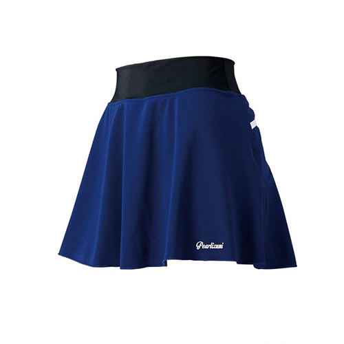PEARLIZUMI(パールイズミ) W753 ギャザー スカート 10.ネービー