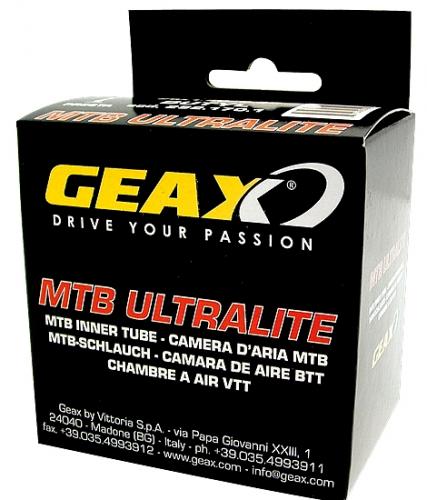 【SALE】 GEAX (ジアックス) MTB ブチルチューブ 仏式36mm 26×1.10-1.50
