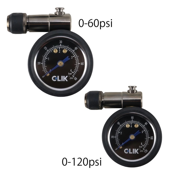 CLIK VALVE (クリックバルブ) GEN-2 MECHANICAL TIRE PRESSURE GAUGE クリック専用アナログ空気圧ゲージ
