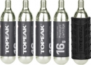 TOPEAK(トピーク) 16g ネジ付 CO2カートリッジ 5本セット