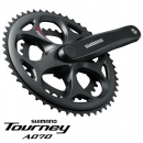Shimano TOURNEY FC-A070 クランクセット(50×34T) ガード無
