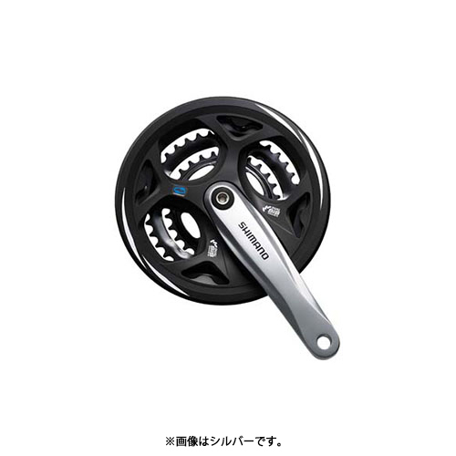 Shimano(シマノ) ALTUS FC-M311 クランクセット(ブラック/ガード有)