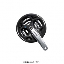 Shimano(シマノ) ALTUS FC-M311 クランクセット(ブラック/ガード有)