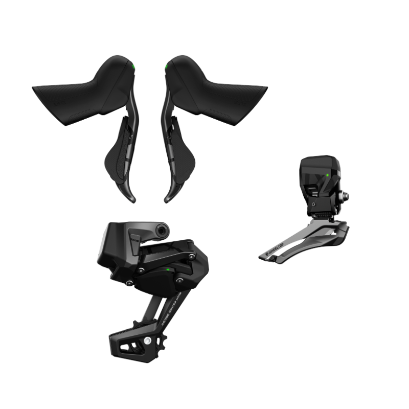 WHEELTOP (ホイールトップ) EDS TX-RA6000 ドロップハンドル用 ワイヤレス電動コンポセット (ワイヤー式ブレーキ/カーボンレバー仕様)