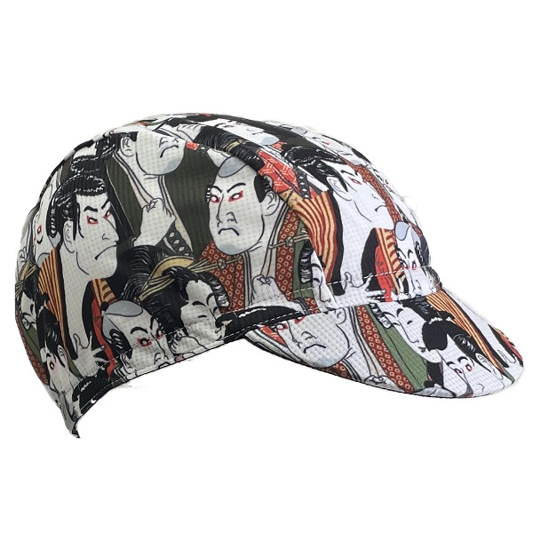 【ウエムラ別注モデル】 PEARLIZUMI (パールイズミ) U474 プリントサイクルキャップ 2.UKIYO-E