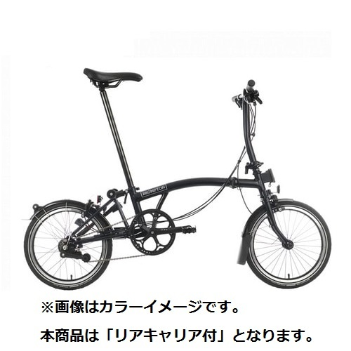 BROMPTON (ブロンプトン) C Line EXPLORE LOW (Cライン) 6速 S6R　リアキャリア付 2024年 小径車 完成車 折りたたみ自転車 マットブラック