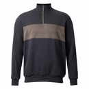 PEARLIZUMI(パールイズミ) 9340-BL クラッシックハーフジップスウェット 1.ブラック 15度対応 シティライドフィット