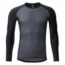 PEARLIZUMI (パールイズミ) 110 コールドシェイドロングスリーブ 3.ブラック 春夏用 長袖インナー
