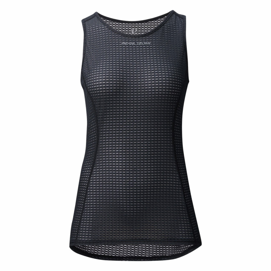 【2026年4月上旬入荷】PEARLIZUMI(パールイズミ) W111 クールフィットドライノースリーブ 6.ブラック レディースアンダーウェア