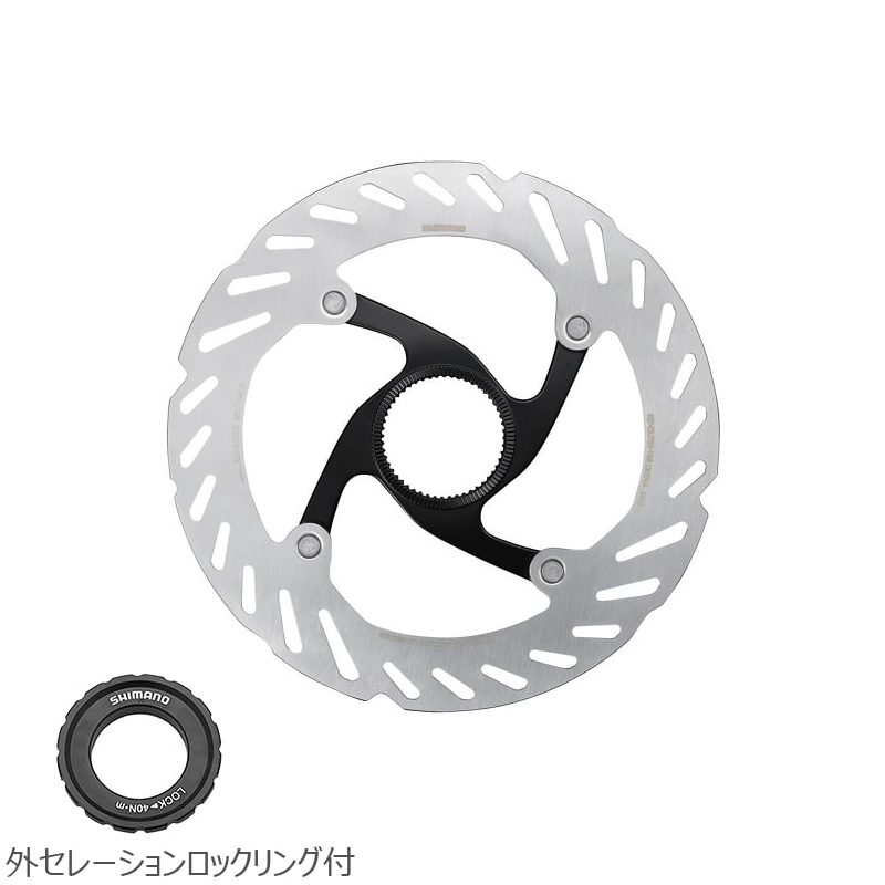 Shimano (シマノ) RT-CL700 ディスクブレーキローター 160mm/外セレーションロックリング付