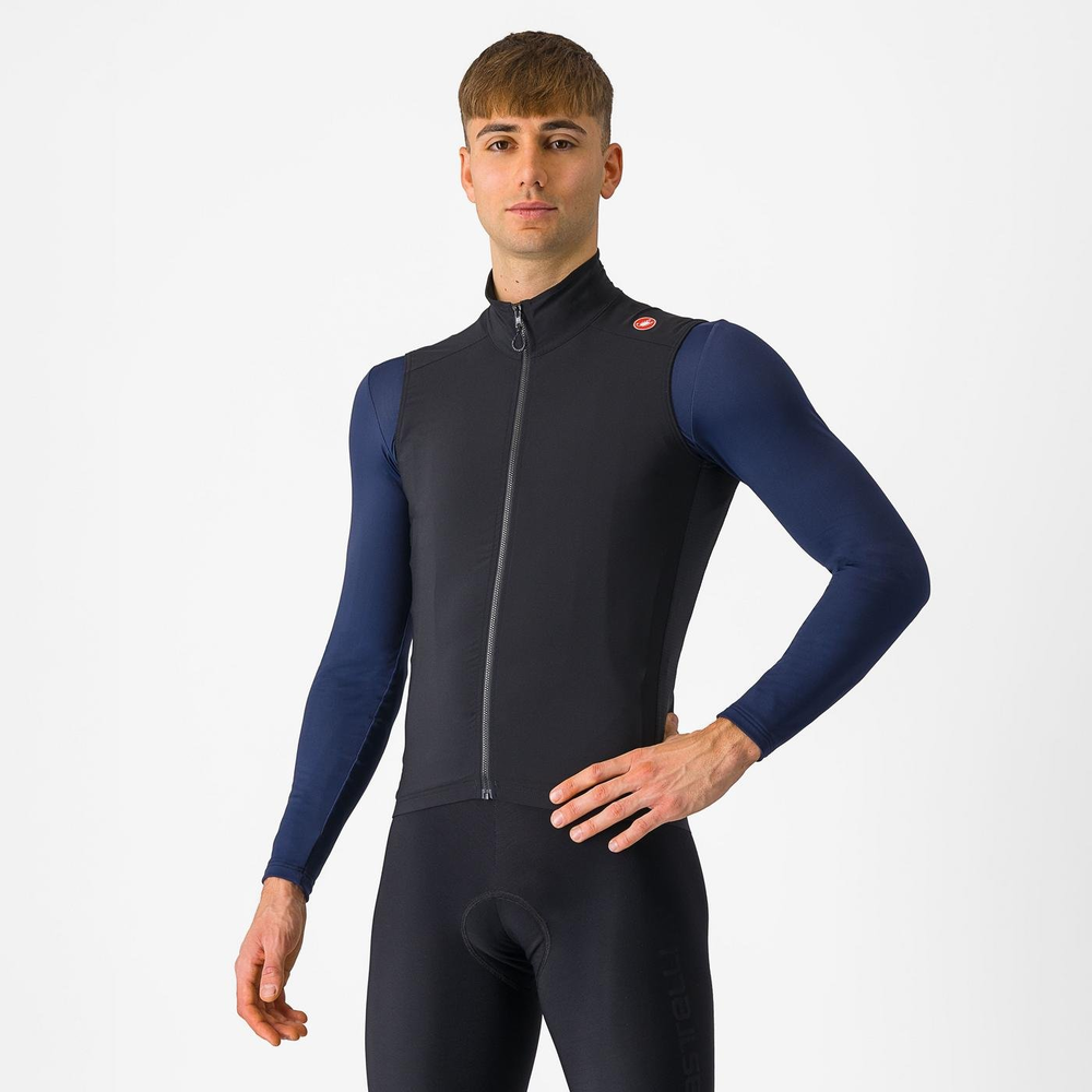 CASTELLI ( カステリ ) ESPRESSO VEST ( エスプレッソ ベスト )  085 LIGHT BLACK