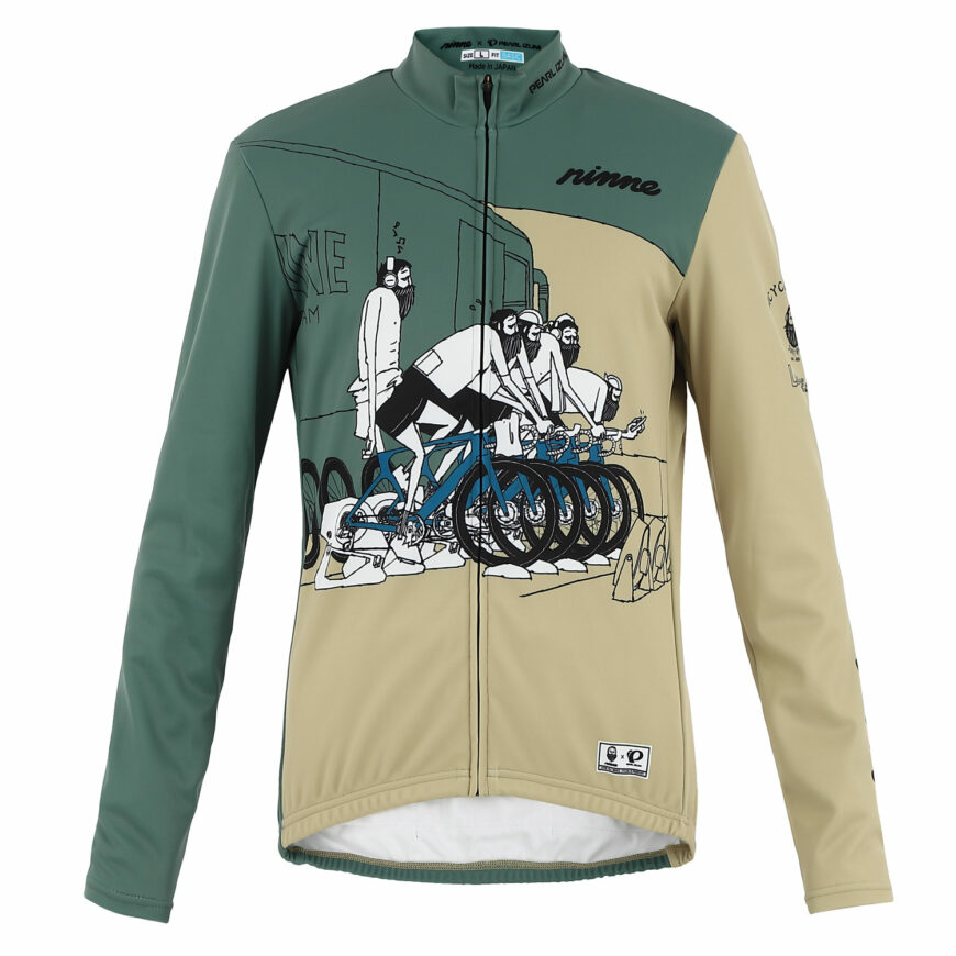 【SALE】PEARLIZUMI (パールイズミ) S3455-BL リンネジャージ 3.モスグリーン 15度対応 ベーシックフィット 2025年秋冬限定モデル