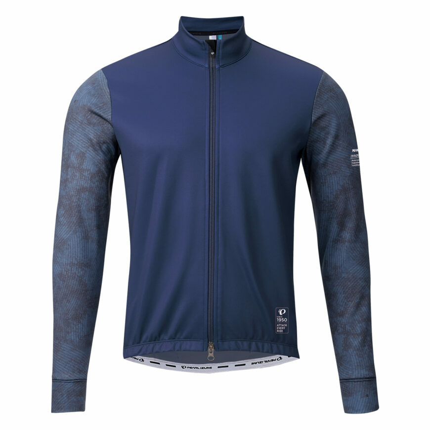 PEARLIZUMI (パールイズミ) 3200-BL サーモジャージ 15.ダークネイビー 15度対応 ベーシックフィット メンズジャージ