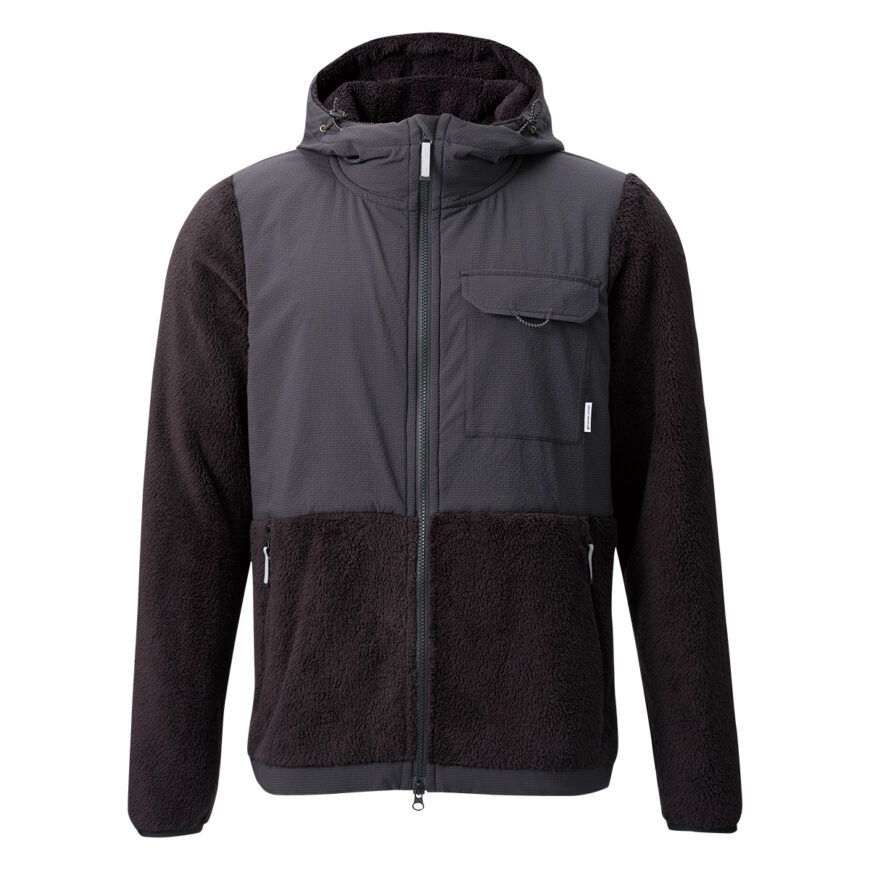 PEARLIZUMI(パールイズミ) 9370-BL バリアフリースパーカー 1.ブラック シティライドフィット 2025年秋冬モデル