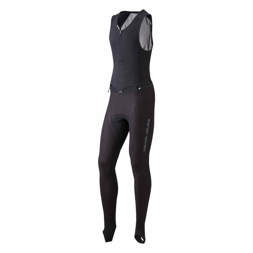PEARLIZUMI (パールイズミ) T6700-3DX ウィンドブレーククイックビブサーモタイツ 3.ブラック 0度対応 2025年秋冬モデル