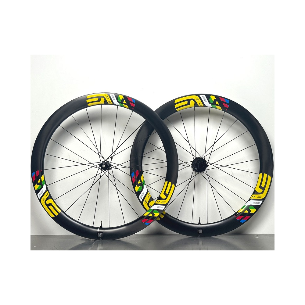 ENVE (エンヴィ) SES4.5 NEW ディスクブレーキ ロード用ホイール チューブレスレディー マイヨジョーヌxアルカンシェルカラー