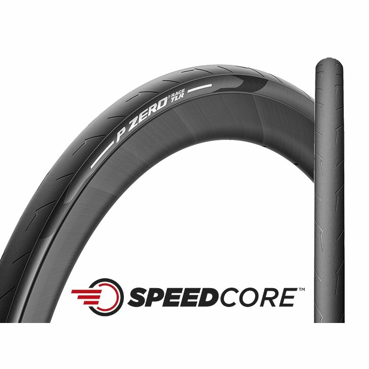 PIRELLI (ピレリ) P ZERO RACE TLR SPEEDCORE ロードチューブレスレディタイヤ WHITE 700×26C