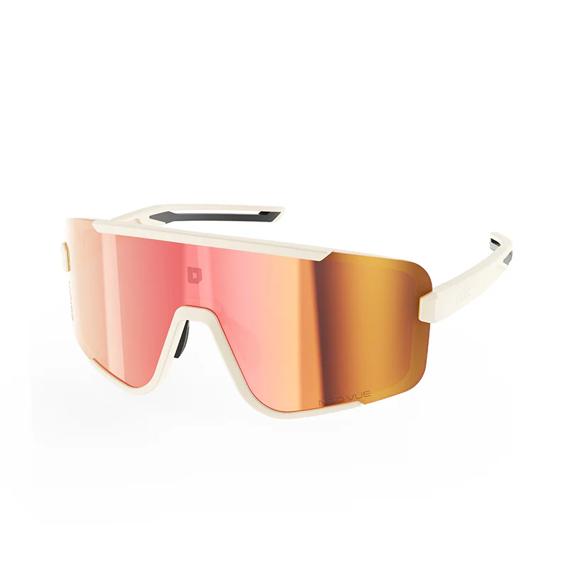 ULAC (ユーラック) HOKO Photochromic 調光レンズ サングラス [オフホワイト/ラリーレッドフォトクロミック]