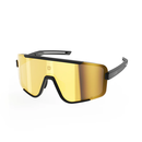 ULAC (ユーラック) HOKO Photochromic 調光レンズ サングラス [ジェットブラック/チャンピオンゴールドフォトクロミック]