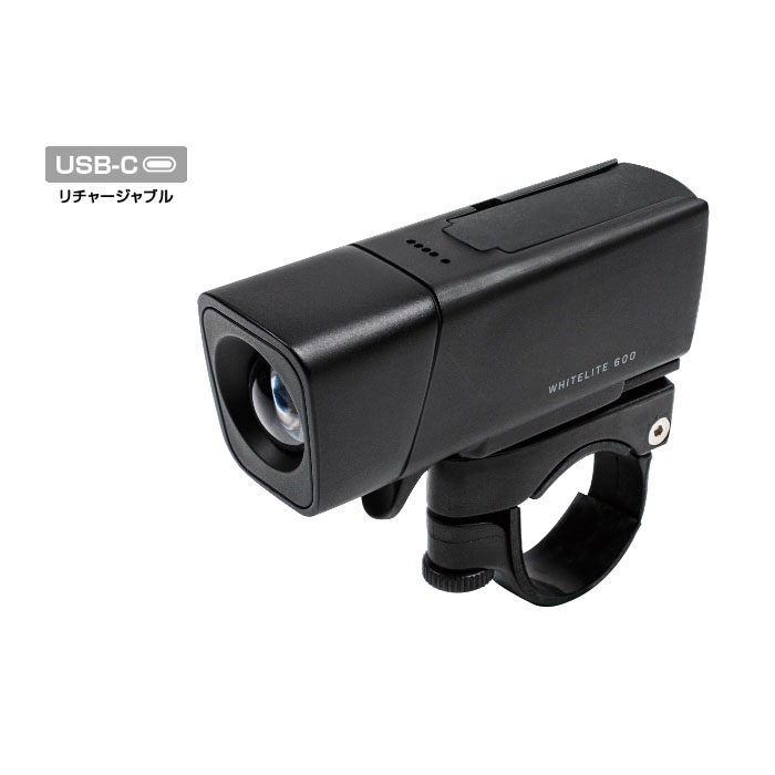 TOPEAK(トピーク) WHITELITE 600 （ホワイトライト 600） USB充電式ヘッドライト