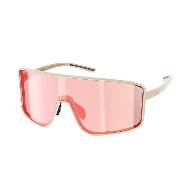 ULAC (ユーラック) OTAKU Photochromic 調光レンズ サングラス [オフホワイト/ラリーレッドフォトクロミック]
