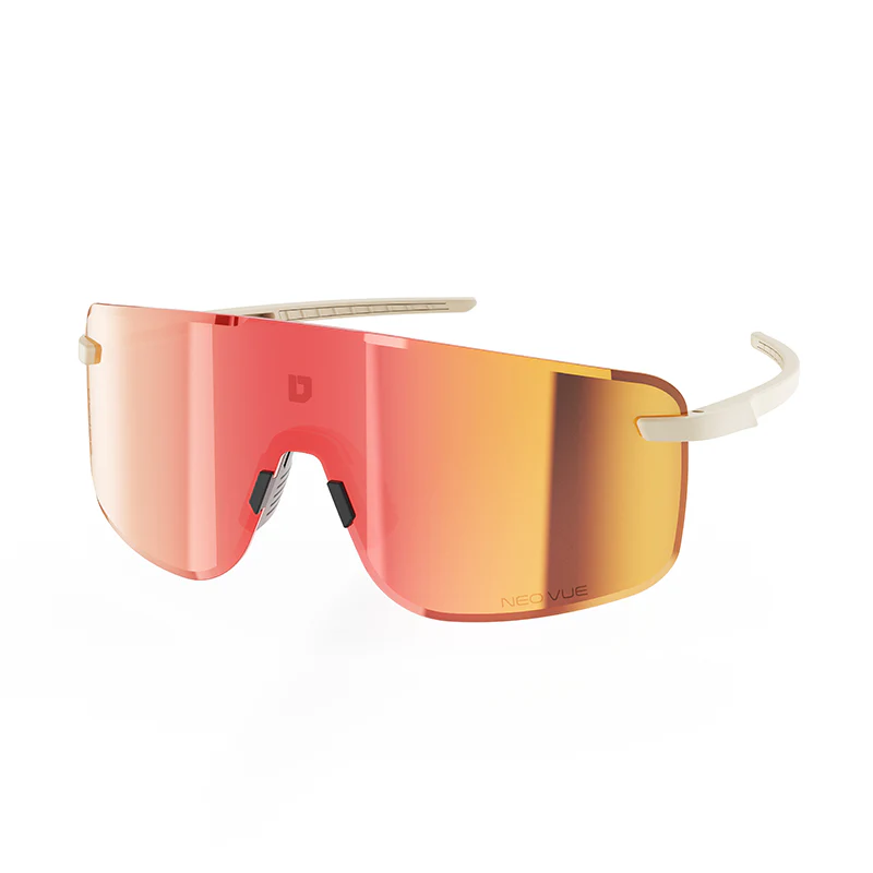 ULAC (ユーラック) VISIONAR Photochromic 調光レンズ サングラス [オフホワイト/ラリーレッドフォトクロミック]