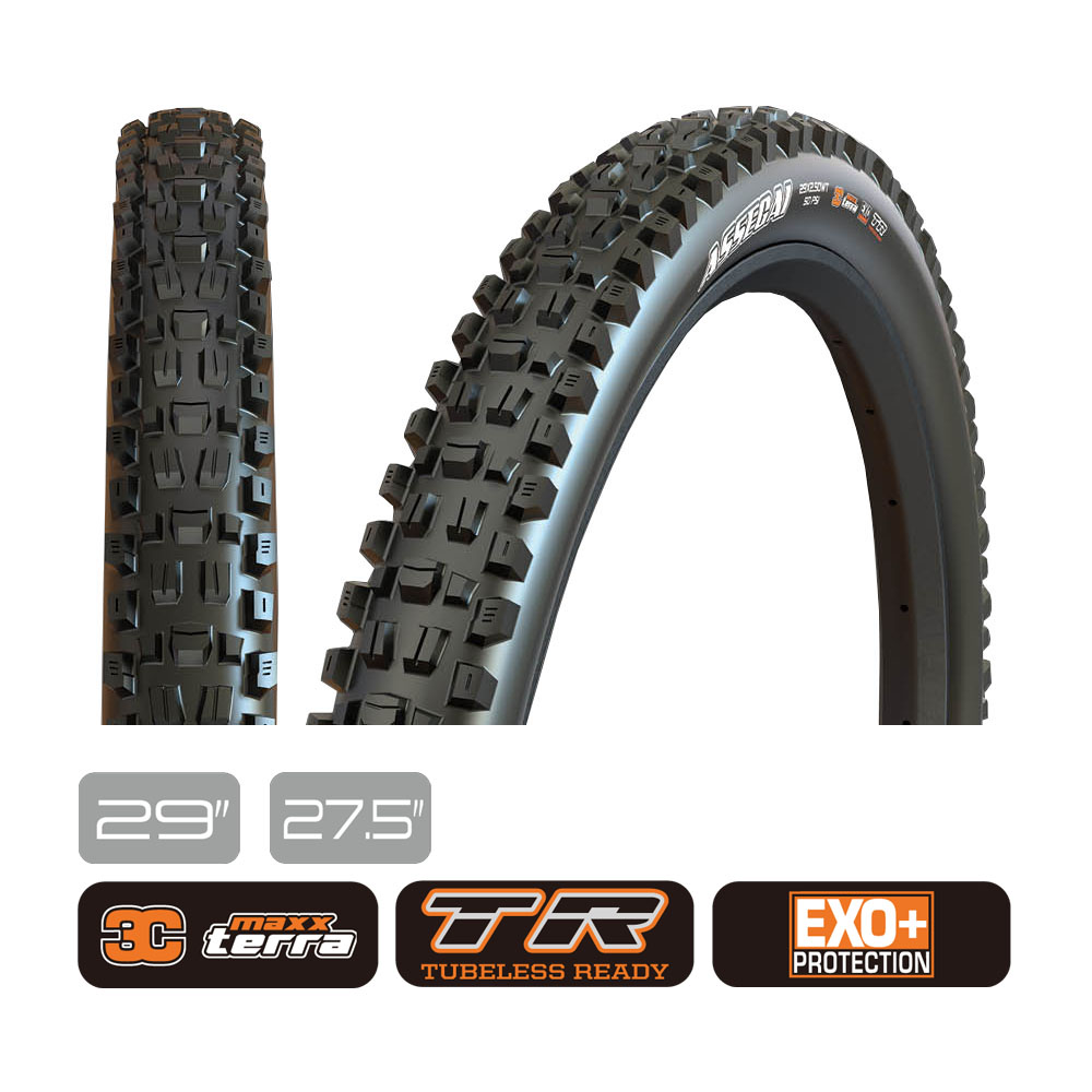 MAXXIS (マキシス) Assegai アセガイ  3Cマックステラ/EXO+ケーシング MTBチューブレスレディタイヤ