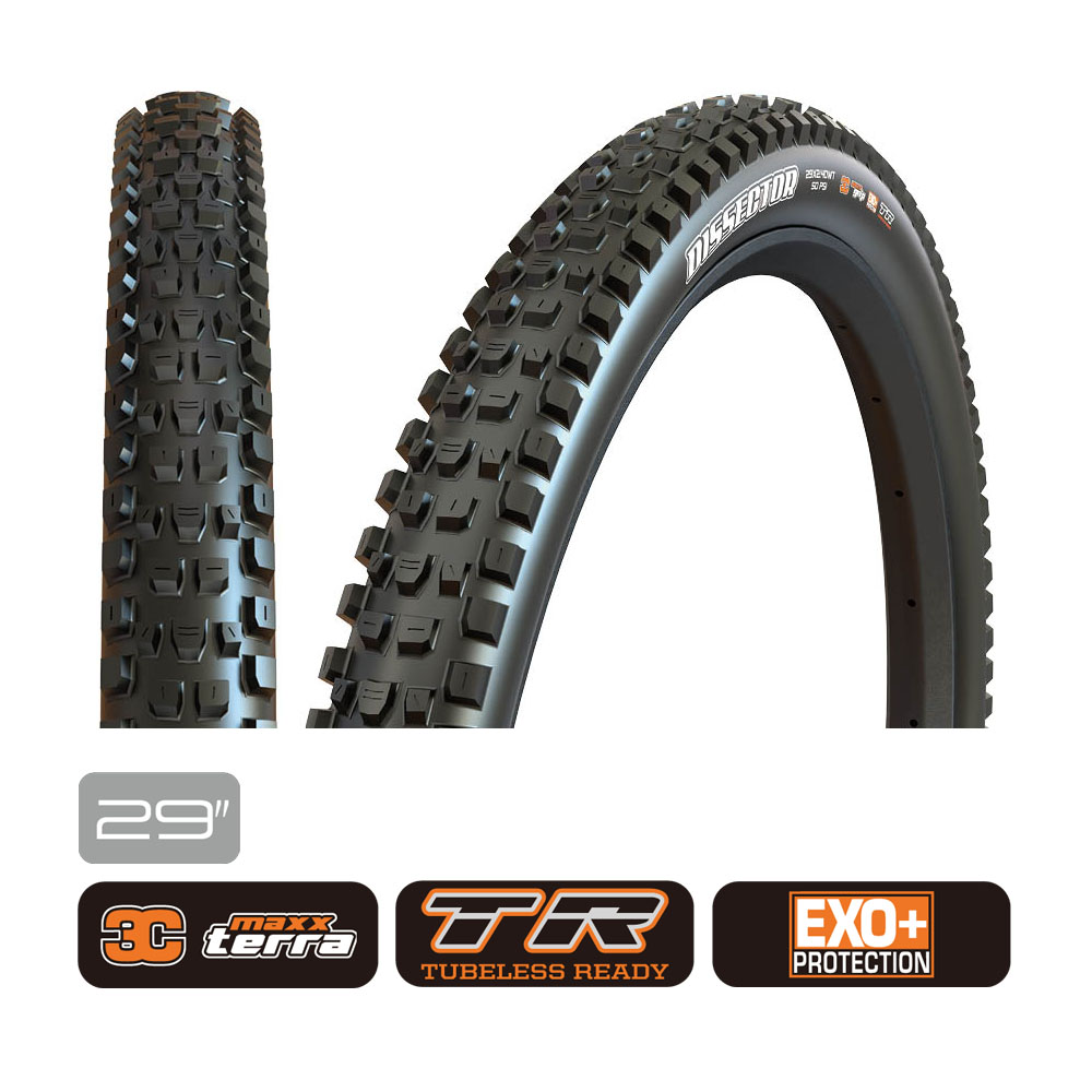 MAXXIS (マキシス) Dissector ディセクター 3Cマックステラコンパウンド/EXO+ケーシング MTBチューブレスレディタイヤ