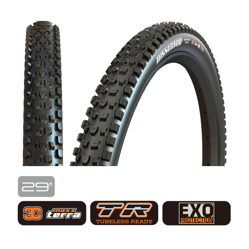 MAXXIS (マキシス) Dissector ディセクター 3Cマックステラコンパウンド/EXOケーシング MTBチューブレスレディタイヤ