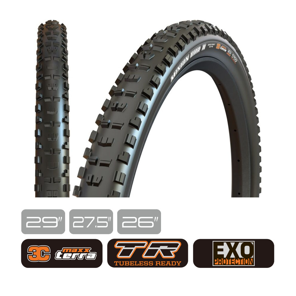 MAXXIS(マキシス) Minion DHR 2 ミニオンDHR2 3Cマックステラコンパウンド/EXOケーシング MTBチューブレスレディタイヤ