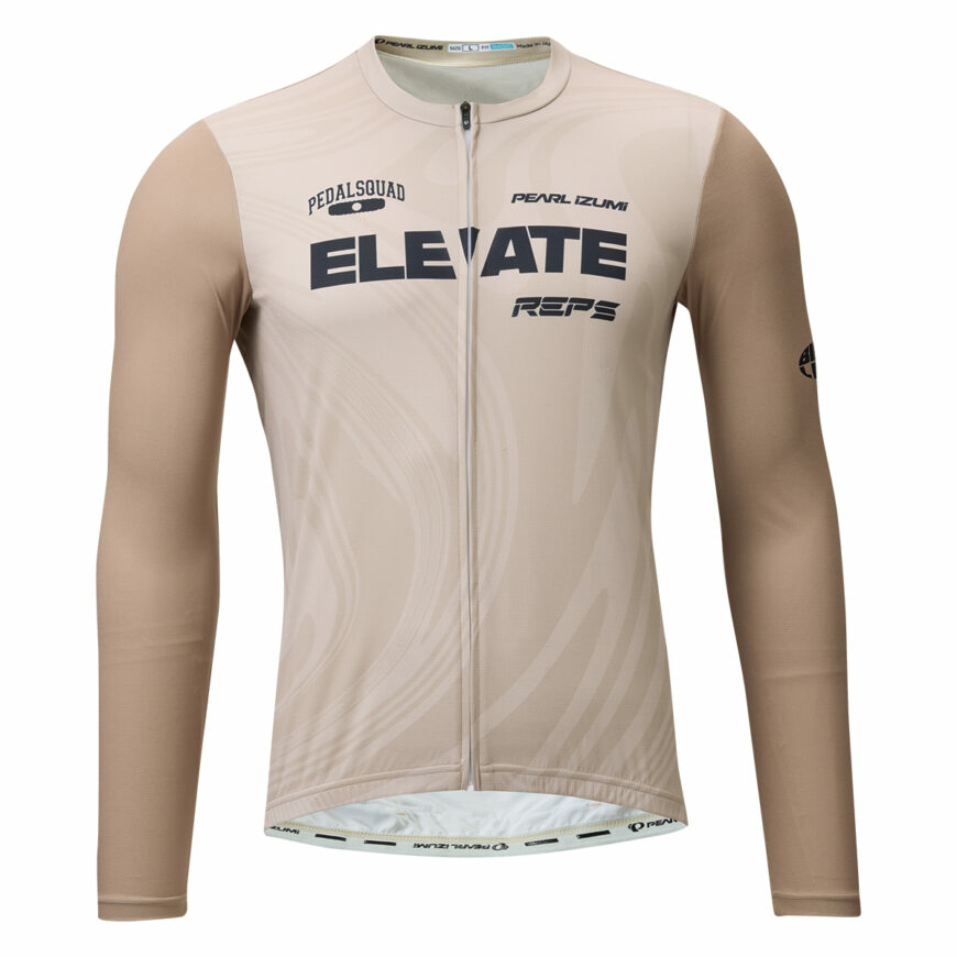 PEARLIZUMI (パールイズミ) B623-BL ロングスリーブジャージ ワイドサイズ 12.カフェオレマーブル 2026年春夏モデル