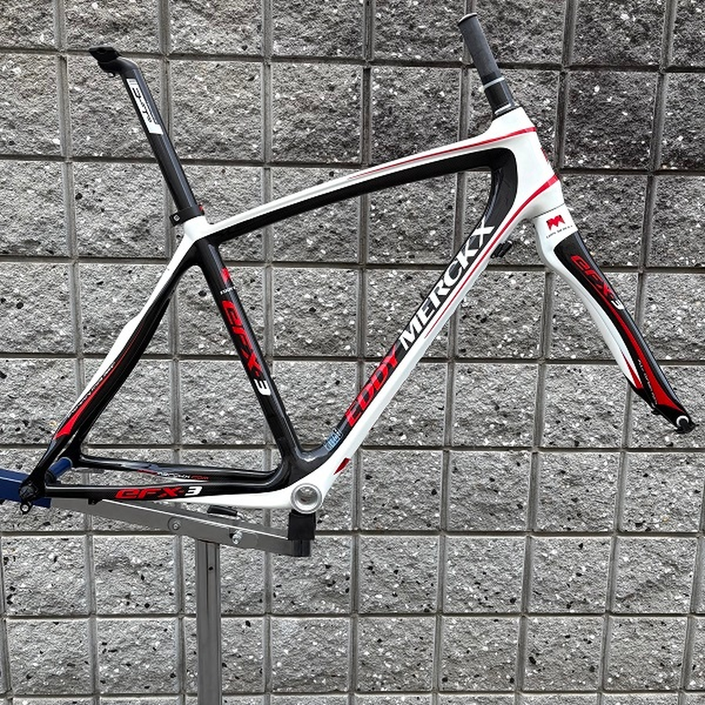 EDDY MERCKX (エディーメルクス) EFX3 ロード フレームセット ホワイトレッドカーボン