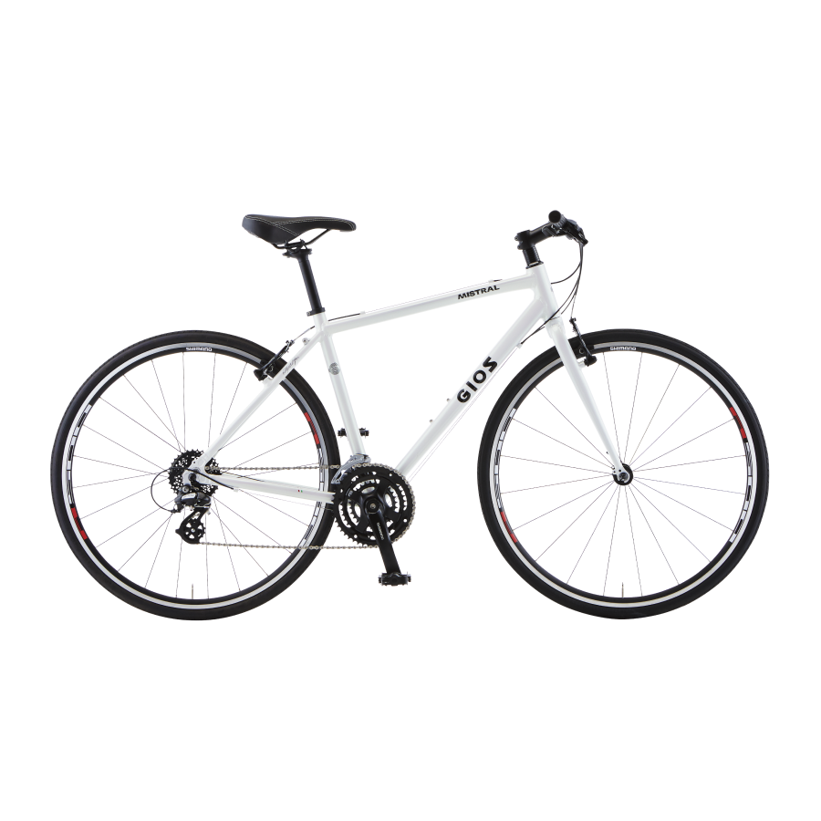 GIOS (ジオス) MISTRAL SHIMANO (ミストラル シマノ) リムブレーキ クロスバイク 2026年 完成車 WHITE