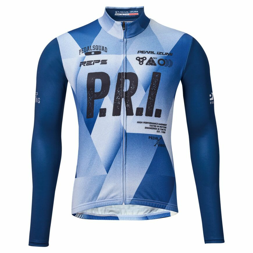 PEARLIZUMI (パールイズミ) N3455-BL プリントレースジャージ 17.PRIアクシス 15度対応メンズジャージ 2026年秋冬モデル