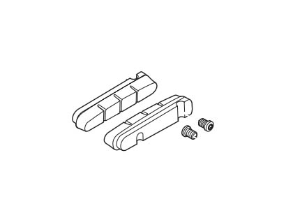 Shimano(シマノ) R55C4 ブレーキシュー/固定ネジ(ペア)