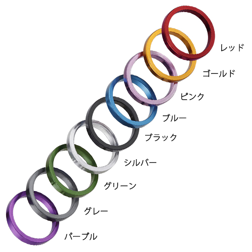 DIA-COMPE アルミスペーサー(1-1/8インチ×10mm)