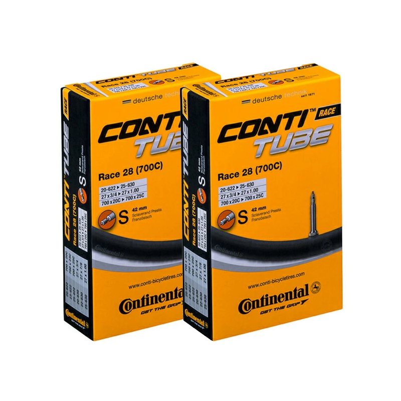 【2本セット】Continental (コンチネンタル) RACE 28 レース チューブ 700×20-25 仏式