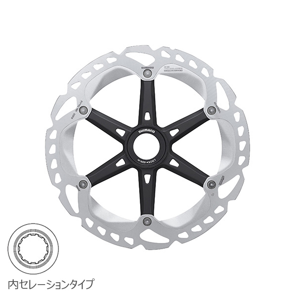 Shimano(シマノ) RT-MT800 ディスクブレーキローター 203mm/内セレーションロックリング付