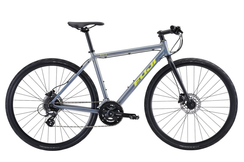 FUJI (フジ) RAIZ DISC (ライズディスク) 2022年 完成車 油圧ディスクブレーキ クロスバイク グレーネオン