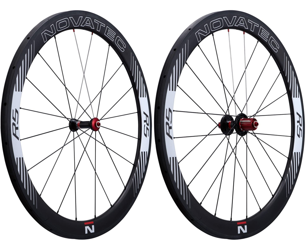 NOVATEC (ノバテック) R5 カーボンチューブラー ロードホイール 前後セット シマノ11速対応